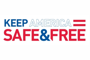 Keep America Safe AND Free - ACLU logo